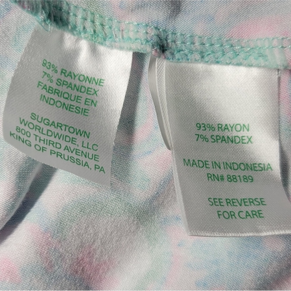 Lilly Pulitzer Mint Green Floral Maxi Dress with Pink Accents - Picture 5 of 6
